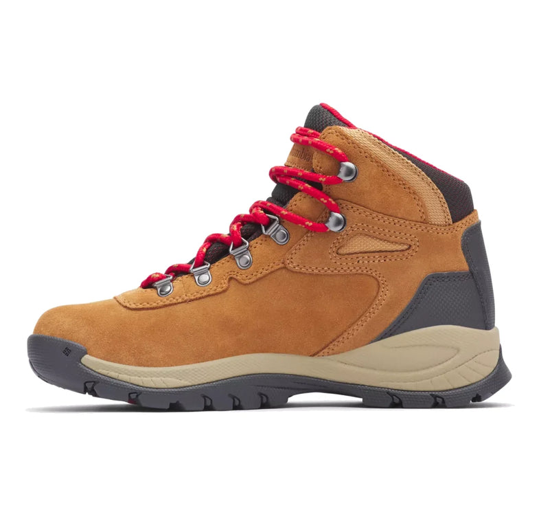 Columbia Women’s Newton Ridge Plus Waterproof Amped Hiking Boot Elk/Mountain Red