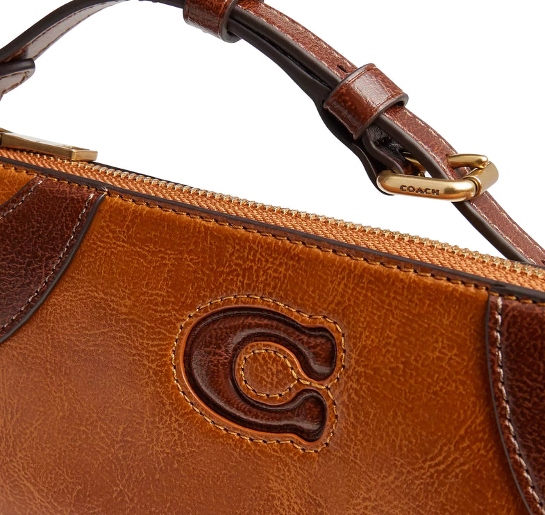 Coach Women's Bowling Small Shoulder Bag Tan/Saddle