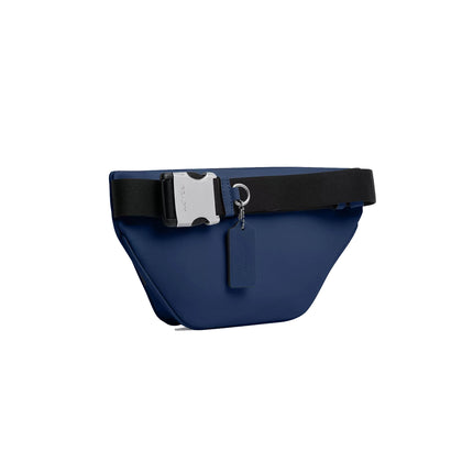 Coach Unisex Racer Small Belt Bag Silver/Deep Blue