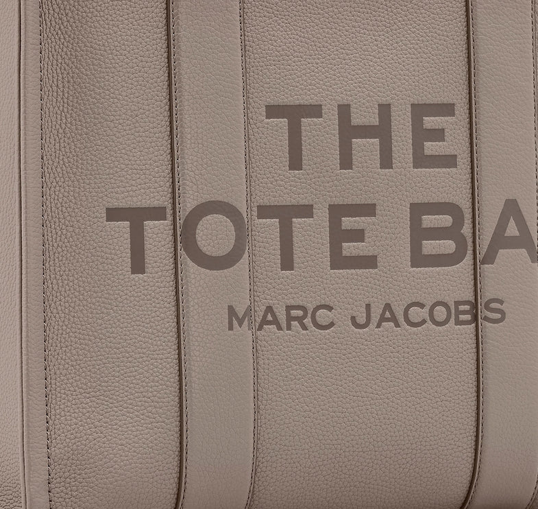 Marc Jacobs Women's The Leather Large Tote Bag Cement