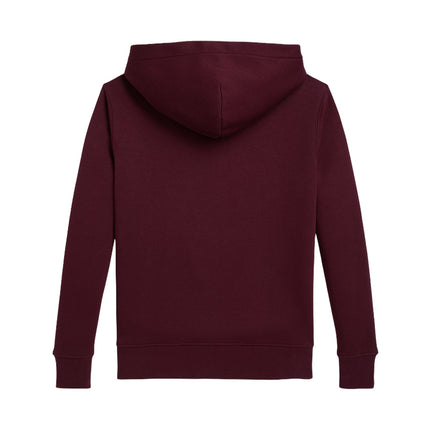 Polo Ralph Lauren Boy's Polo Bear Fleece Hoodie Classic Wine