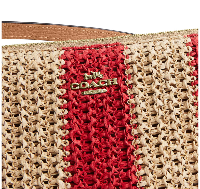 Coach Women's Nolita 19 Gold/Red/Tan
