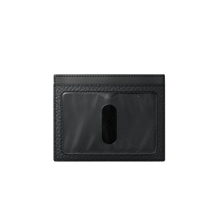 Michael Kors Men's Cooper Pebbled Leather Card Case Black