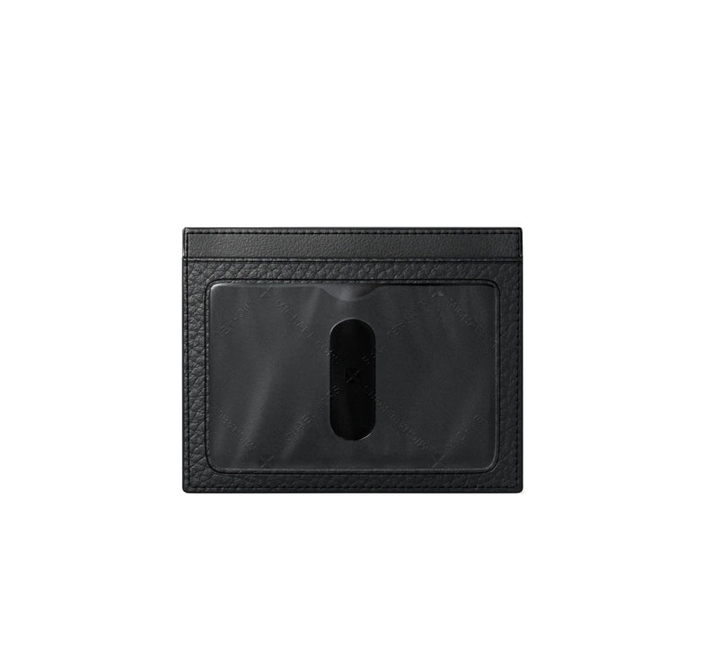 Michael Kors Men's Cooper Pebbled Leather Card Case Black