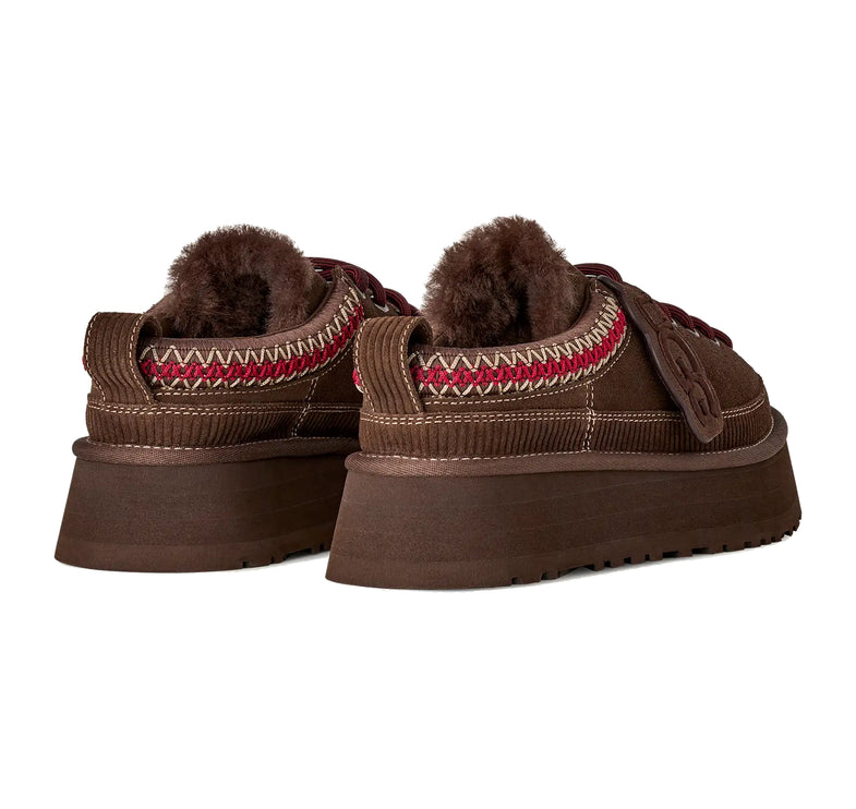 UGG Women's Heritage Lace-Up Slipper Burnt Cedar