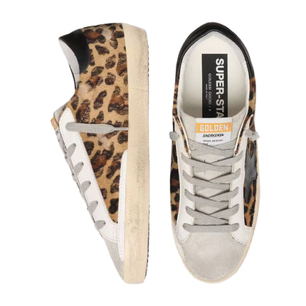 Golden Goose Women's Super-Star Star in Leopard Print Leather