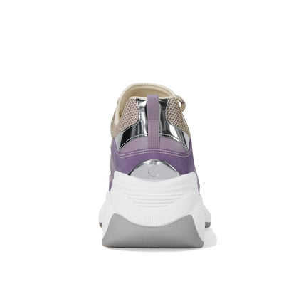 Michael Kors Women's Kaia Mixed-Media Trainer Orchd Hz Multi
