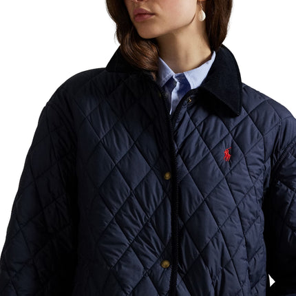 Polo Ralph Lauren Women's Quilted Barn Jacket Navy