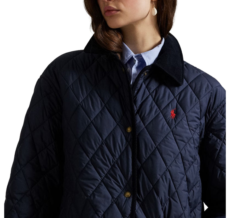 Polo Ralph Lauren Women's Quilted Barn Jacket Navy