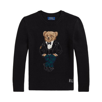 Polo Ralph Lauren Boy's Polo Bear Sweater Black
