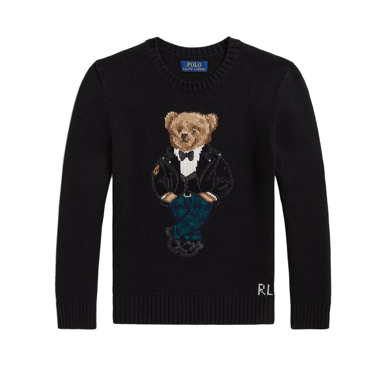 Polo Ralph Lauren Boy's Polo Bear Sweater Black
