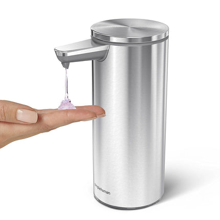 simplehuman Şarj Edilebilir Sensörlü Paslanmaz Çelik Sıvı Sabunluk 266 ml