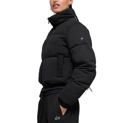 alo Women's Sweatshirt Puffer Black