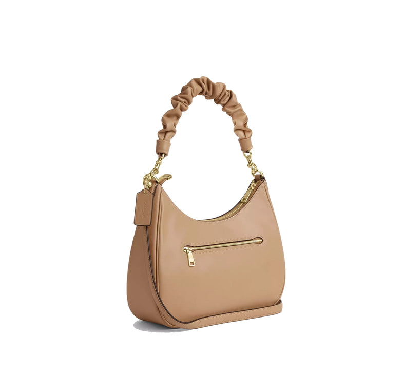 Coach Women's Teri Hobo Bag Gold/Tan