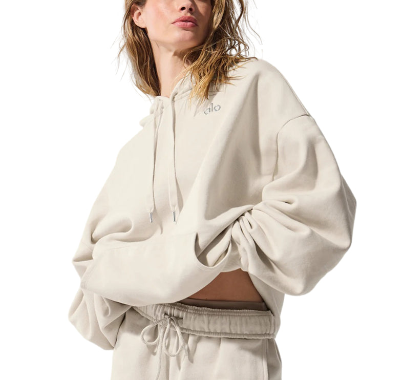 alo Women's Accolade Hoodie Bone