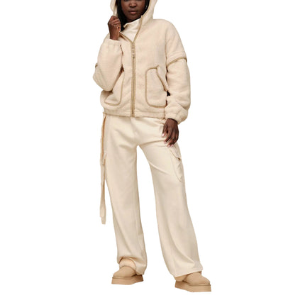 UGG Women's Mariella UGGfluff Zip Hoodie Cream