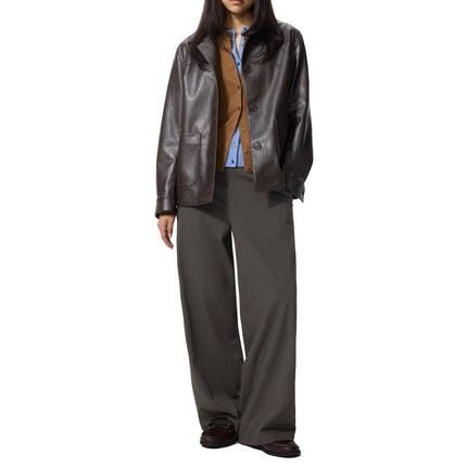 Uniqlo Women's Smart Easy Pants 39 Dark Brown