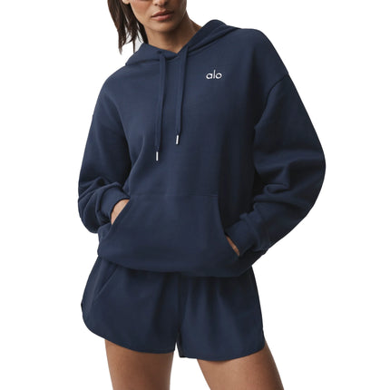 alo Women's Accolade Hoodie Navy