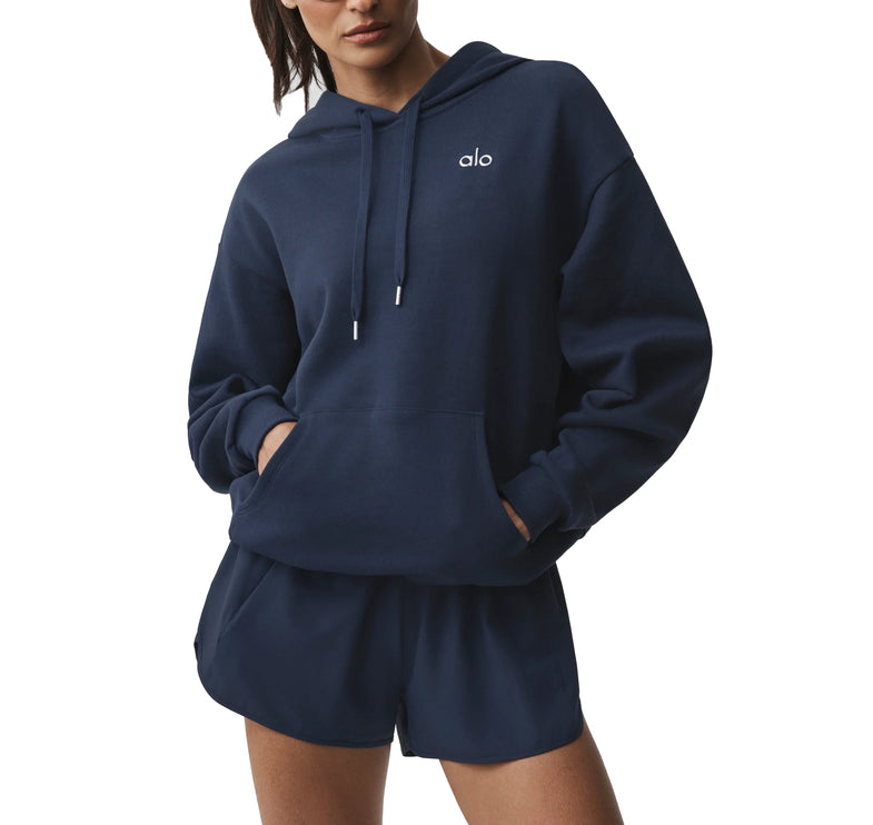 alo Women's Accolade Hoodie Navy