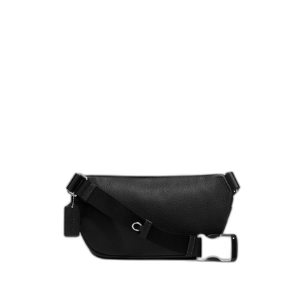 Coach Women's Elias Belt Bag Silver/Black