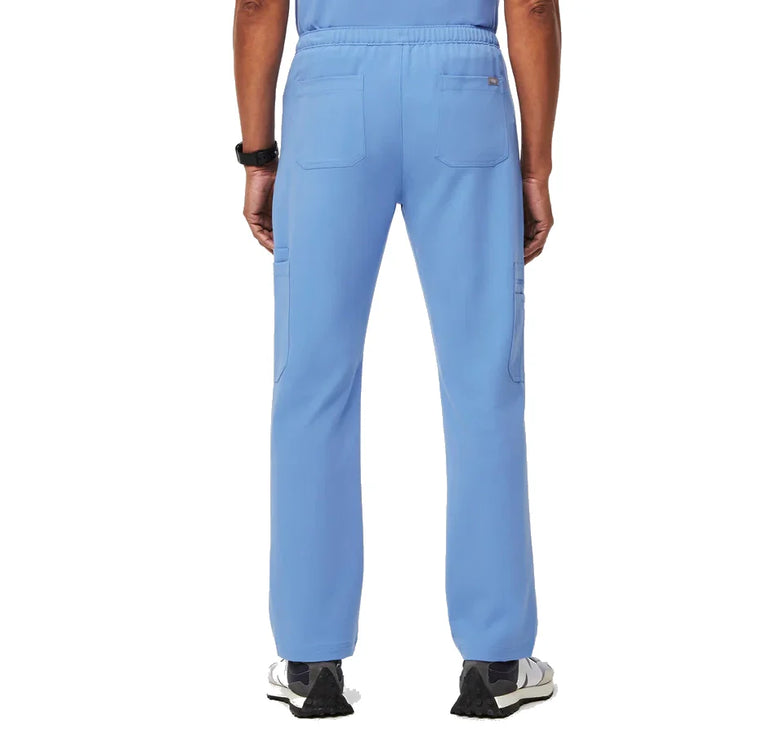 FIGS Men's Cairo Cargo Scrub Pants Ceil Blue