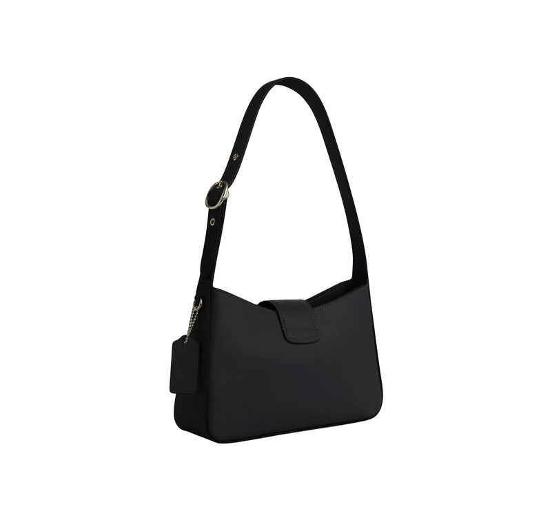 Coach Women's Eliza Shoulder Bag With Leather Covered Closure Gunmetal/Black