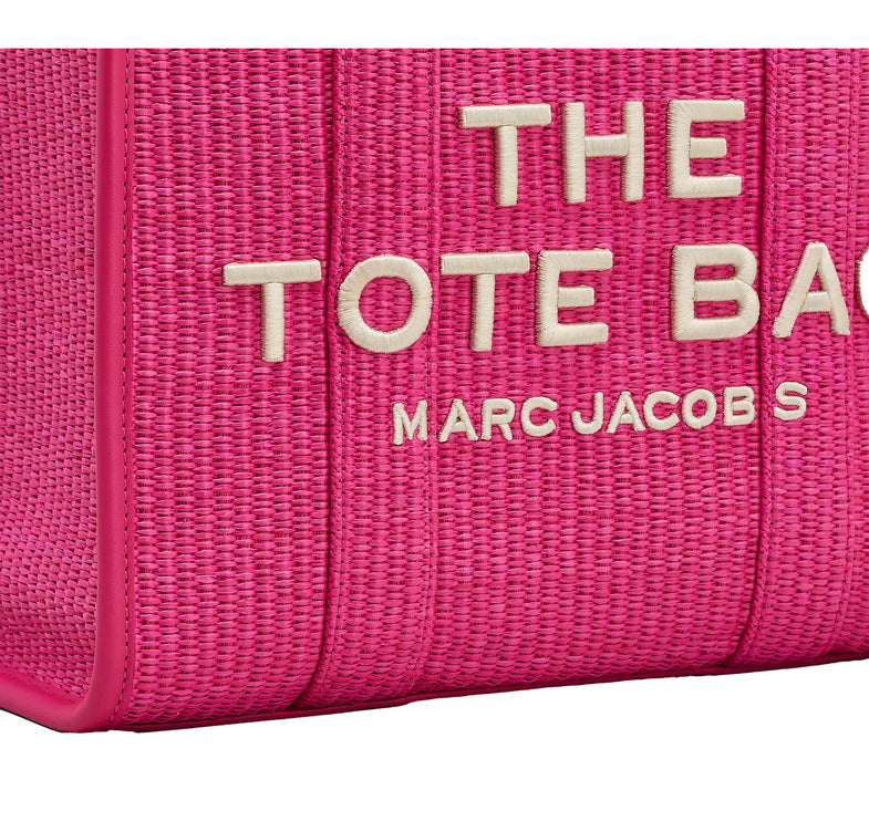 Marc Jacobs Women's The Woven Medium Tote Bag Hot Pink