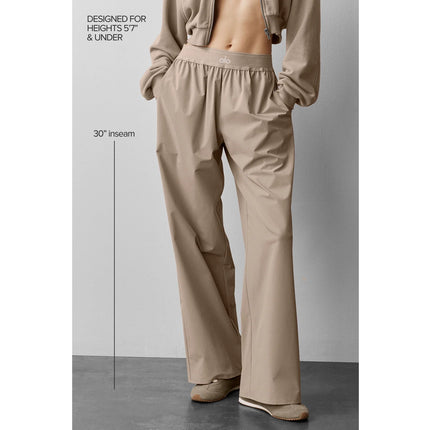 alo Women's Suit Up Trouser (Regular) Gravel