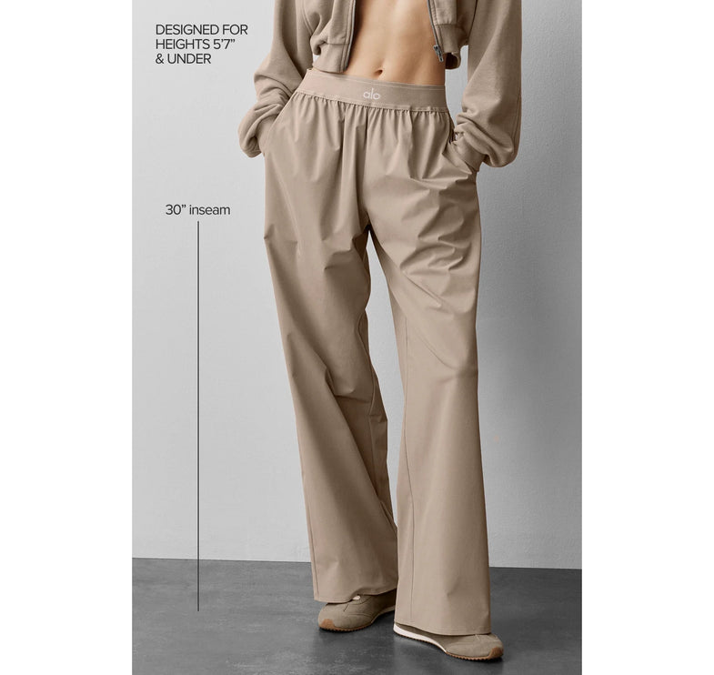 alo Women's Suit Up Trouser (Regular) Gravel