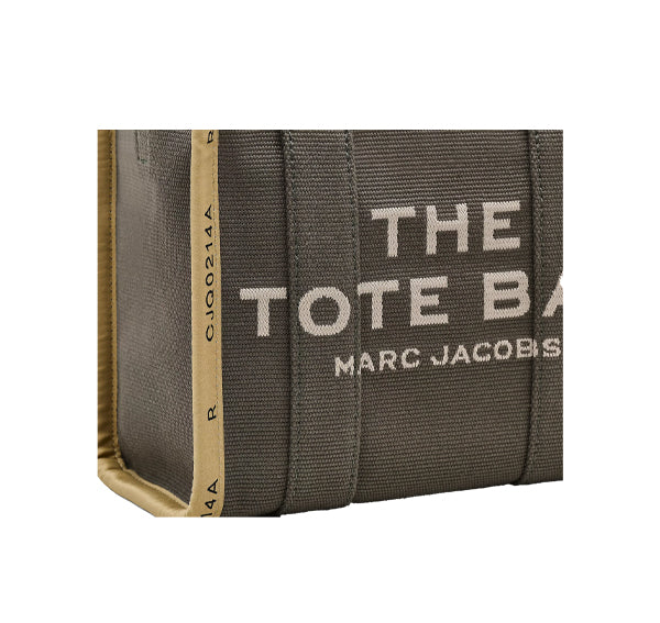 Marc Jacobs Women's The Jacquard Small Tote Bag Bronze Green - Hemen Kargoda