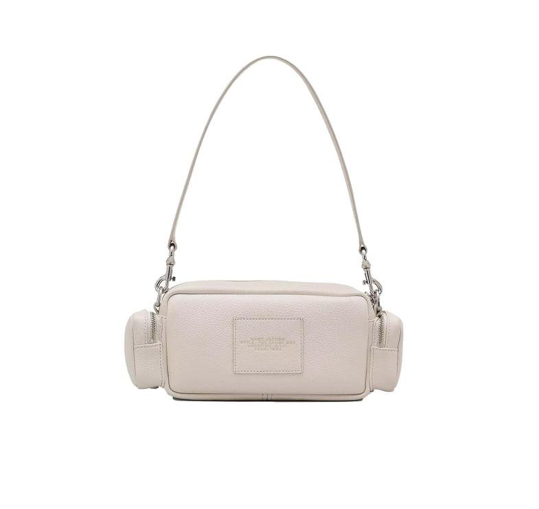 Marc Jacobs Women's The Leather Cargo Bag Cotton Silver