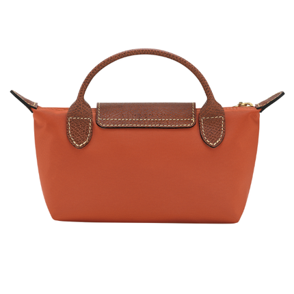 Longchamp Women's Le Pliage Original Pouch with Handle Brick