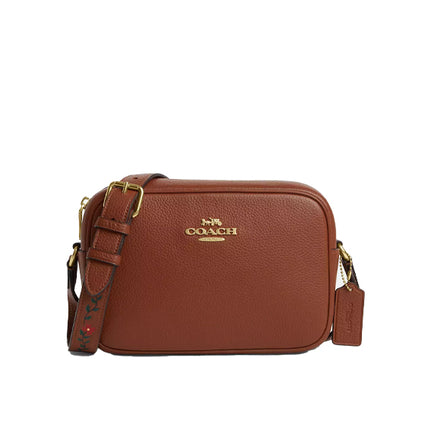 Coach Women's Jamie Camera Bag With Tooling Gold/Redwood Multi