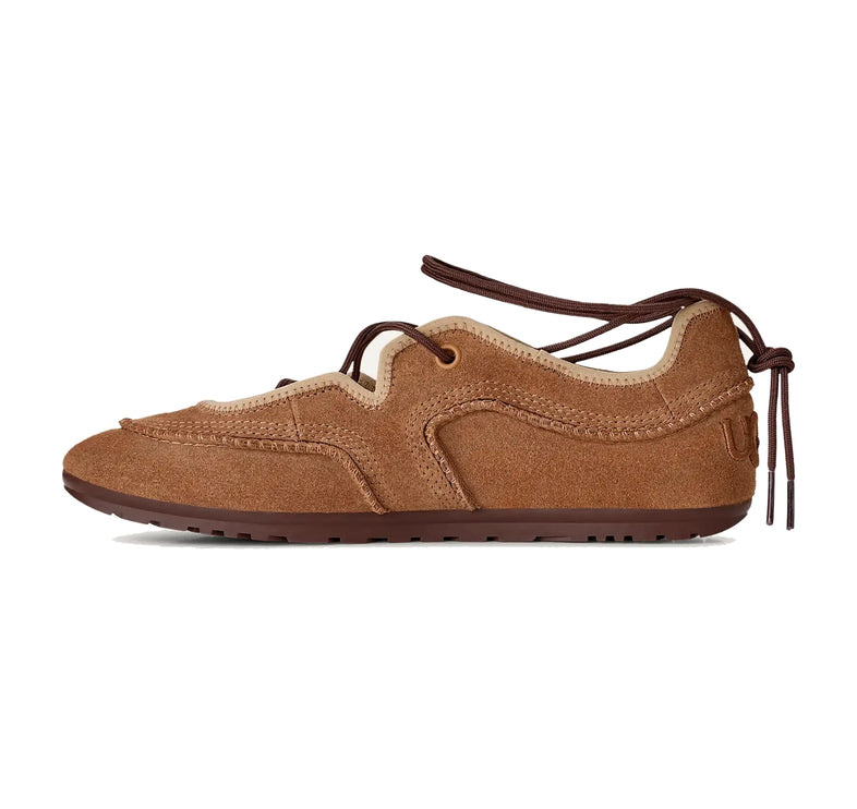 UGG Women's Quill Ballet Sneaker Chestnut/Sand