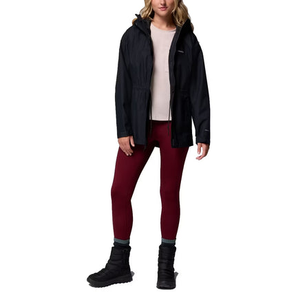 Columbia Women's Hikebound II Long Rain Jacket Black