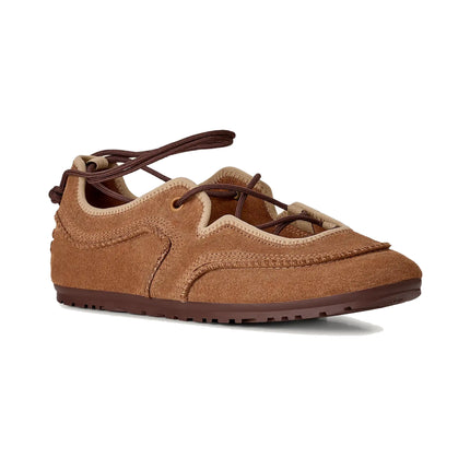 UGG Women's Quill Ballet Sneaker Chestnut/Sand