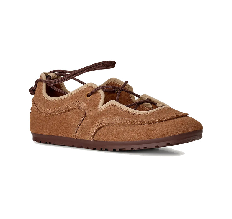UGG Women's Quill Ballet Sneaker Chestnut/Sand