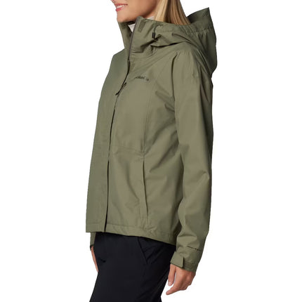 Columbia Women’s Hikebound II Rain Jacket Stone Green