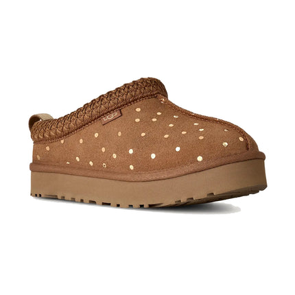 UGG Big Kids' Tazz Shiny Dots Chestnut