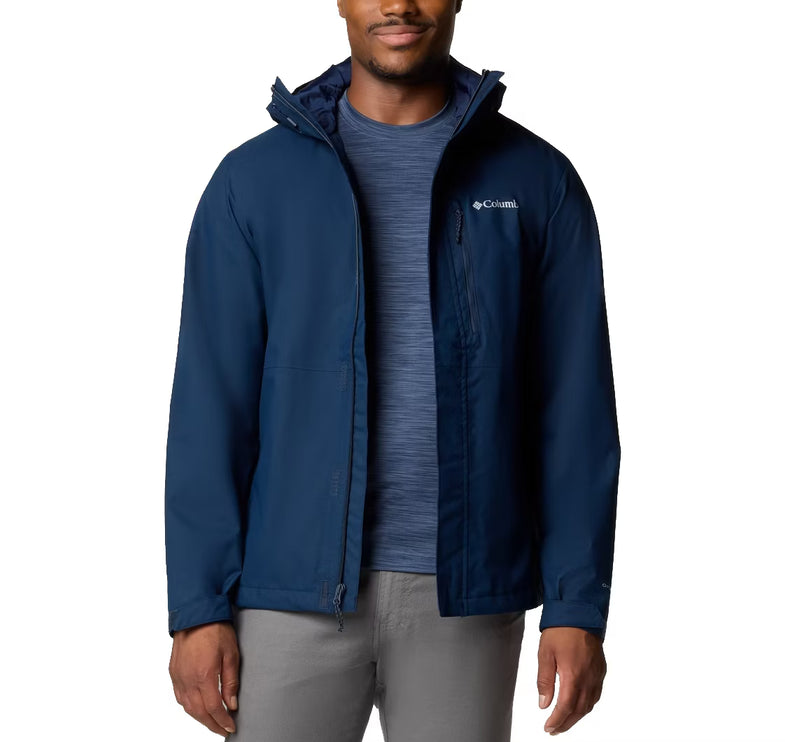 Columbia Men's Hikebound II Rain Jacket Collegiate Navy