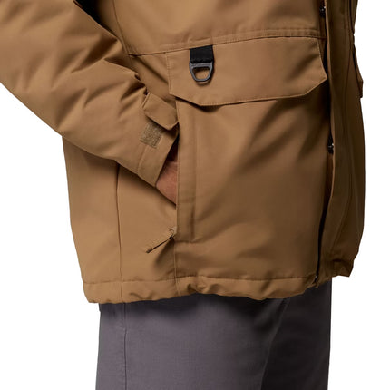 Columbia Men's Landroamer Fleece Lined Rain Jacket Delta/Tobacco