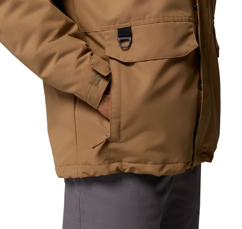 Columbia Men's Landroamer Fleece Lined Rain Jacket Delta/Tobacco
