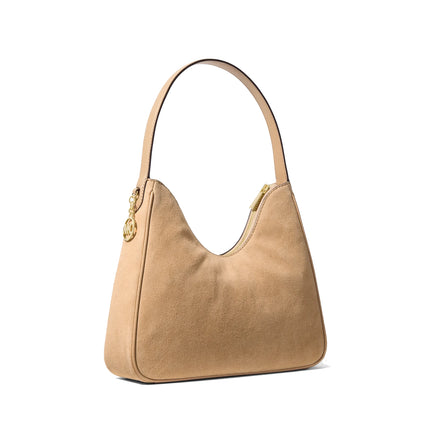Michael Kors Women's Nayla Small Hobo Shoulder Bag Camel