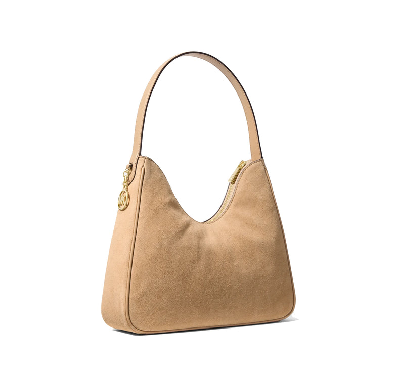Michael Kors Women's Nayla Small Hobo Shoulder Bag Camel