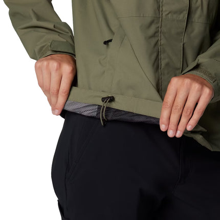 Columbia Women’s Hikebound II Rain Jacket Stone Green