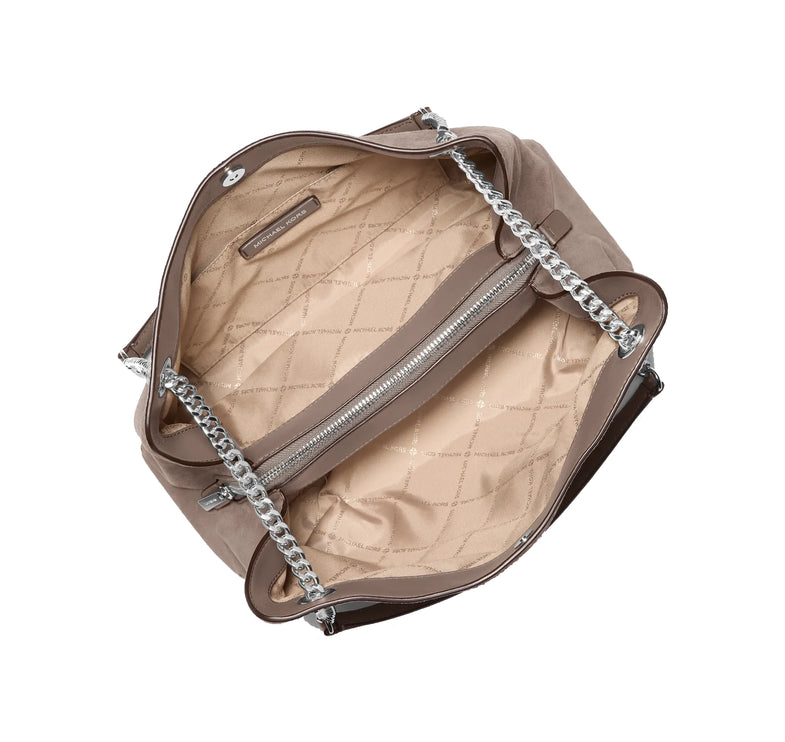 Michael Kors Women's Christina Medium Messenger Bag Mushroom