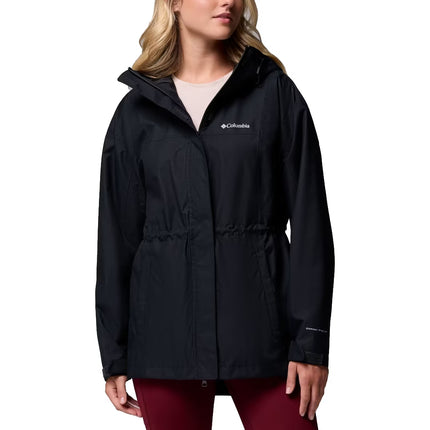 Columbia Women's Hikebound II Long Rain Jacket Black