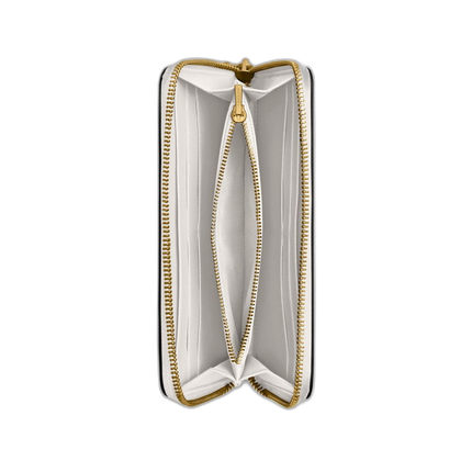 Coach Women's Essential Slim Accordion Zip Wallet Brass/Chalk