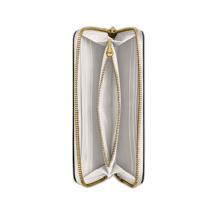 Coach Women's Essential Slim Accordion Zip Wallet Brass/Chalk
