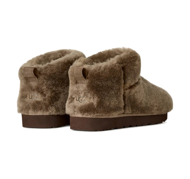UGG Women's Classic Ultra Mini Fluffed Light Bronze